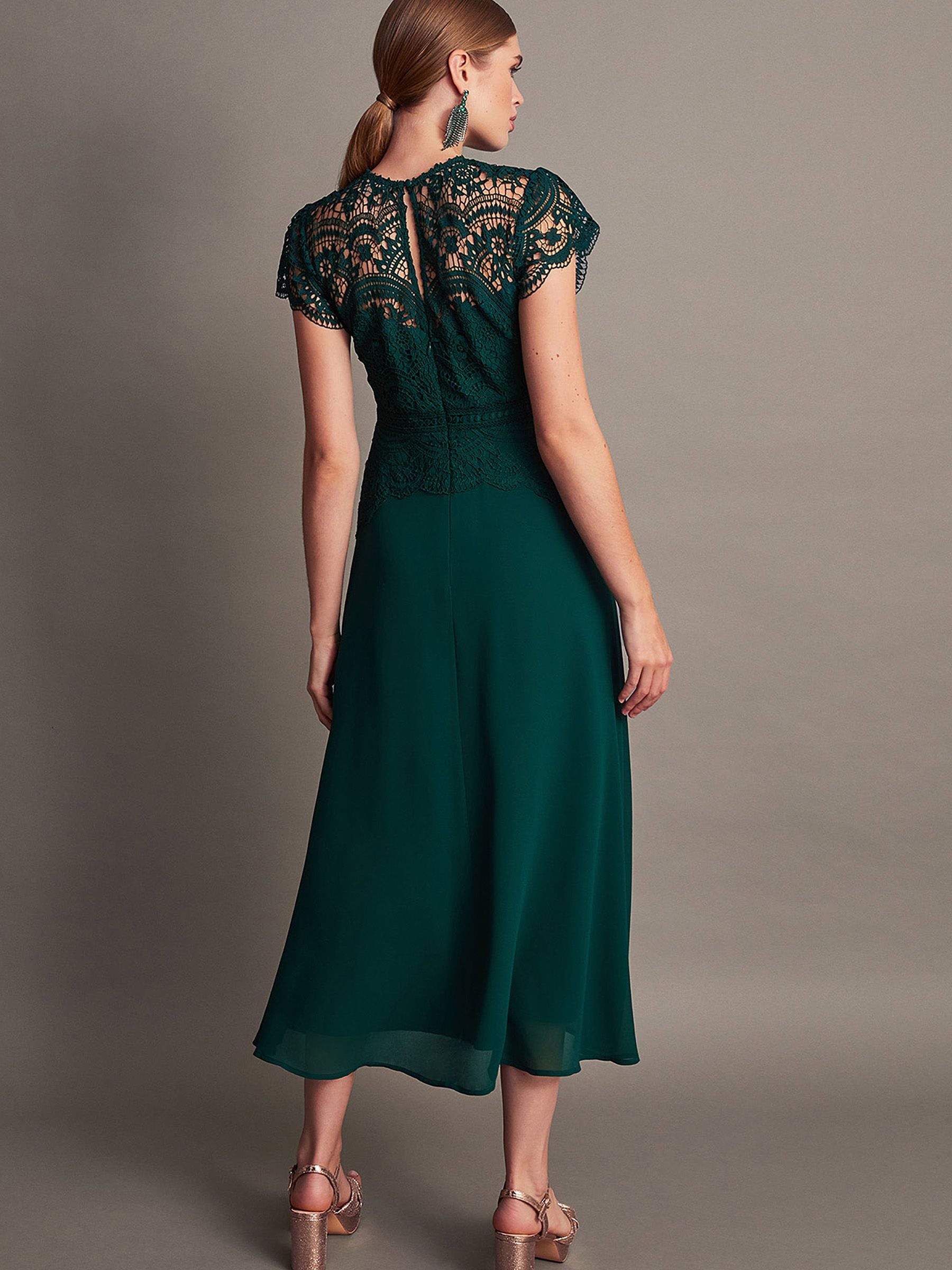 Buy Monsoon Green Monica Lace Midi Dress from the Next UK online shop Buy Monsoon Green Monica Lace Midi Dress from the Next UK online shop