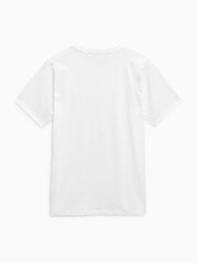 White Regular Fit Essential Crew Neck Cotton T-Shirt - Image 3 of 3