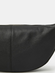 Accessorize Black Leather Sling Crossbody Bag - Image 3 of 3