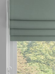 Duck Egg Blue 100% Cotton Made To Measure Roman Blinds - Image 2 of 6