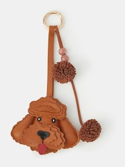 Accessorize Brown Dog Bag Charm - Image 1 of 2