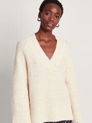 Monsoon Vicky V-Neck Jumper - Image 1 of 5