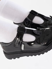 Toezone Millie Unicorn Patent T Bar School Shoes - Imagen 5 de 11