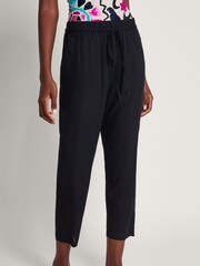 Monsoon Black Crop Penina Trousers - Image 1 of 5