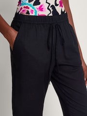 Monsoon Black Crop Penina Trousers - Image 4 of 5