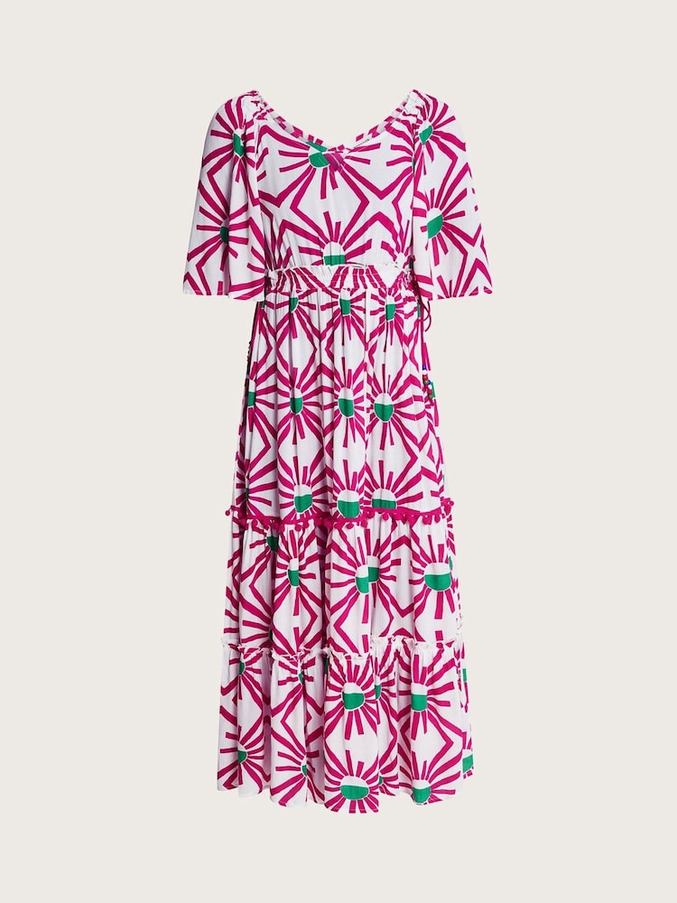 Monsoon Zamora Geometric Sun Dress - Image 5 of 5