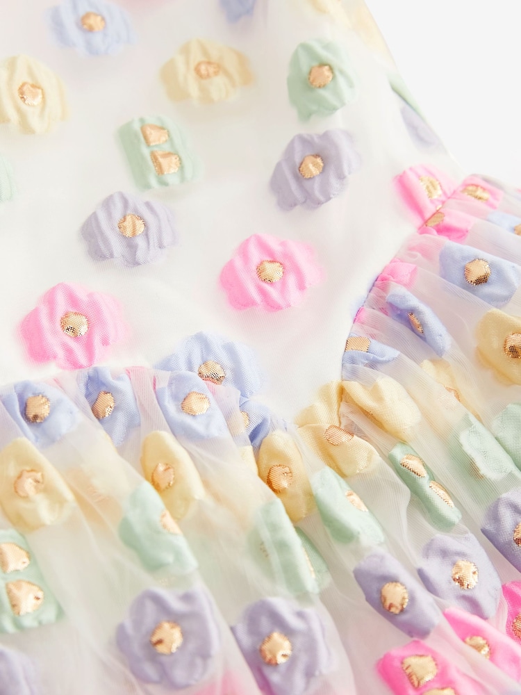 Baker by Ted Baker Multicolour Organza Dress - Image 8 of 8