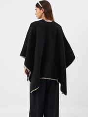 Accessorize Whipstitch Knit Poncho - Image 3 sur 3