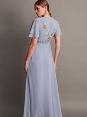 Monsoon Blue Kendra Embellished Maxi Dress - Image 3 of 6