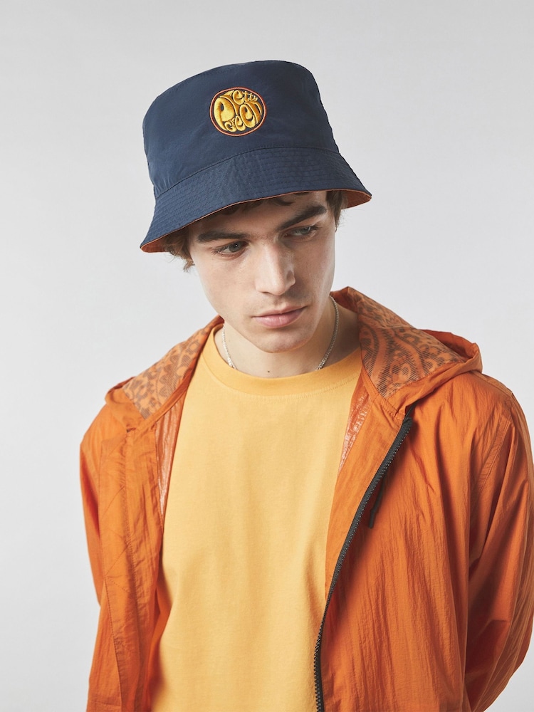 Pretty Green Navy Hollen Bucket Hat - Image 1 of 1