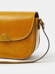 Accessorize Yellow Patent Cross-Body Bag - Image 3 of 3