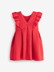 Baker by Ted Baker Embossed Frilled Scuba Dress - Image 7 of 10