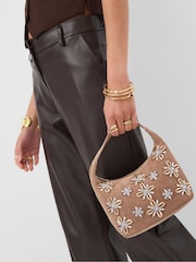 حقيبة يد من الشمواه مزخرفة من Accessorize - صورة 3 من 3