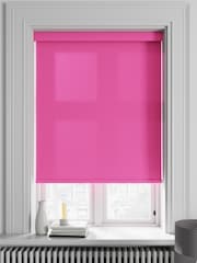 Coral Pink Asher Made To Measure Light Filtering Roller Blind - Image 1 of 5