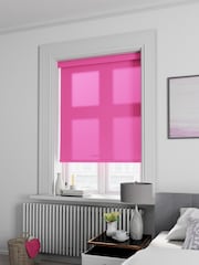 Coral Pink Asher Made To Measure Light Filtering Roller Blind - Image 2 of 5