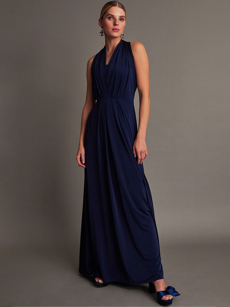 Monsoon Blue Thea Multiway Bridesmaid Dress - Image 1 of 5 Monsoon Blue Thea Multiway Bridesmaid Dress - Image 1 of 5