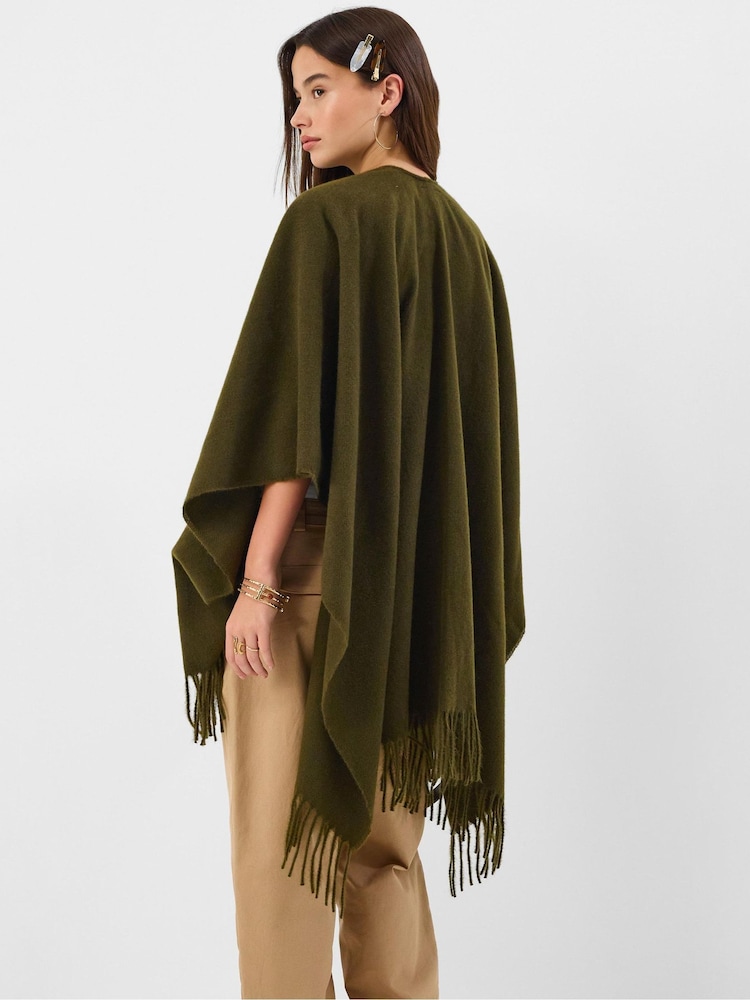 Poncho de punto con flecos de Accessorize - Imagen 3 de 3