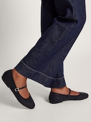 Monsoon Black Plain Ballet Flats - Image 4 of 4