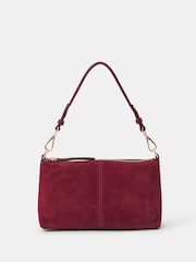 Accessorize Red Leather Cross-Body Handbag - Image 2 of 3