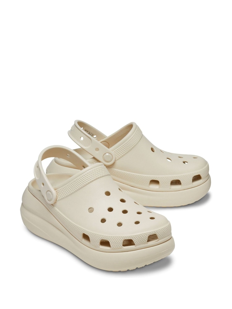 Crocs Natural Classic Crush Clogs - Image 2 of 4