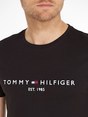 Tommy Hilfiger Black Logo T-Shirt - Image 3 of 6
