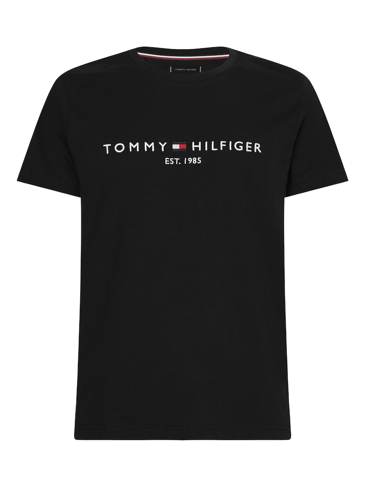 Tommy Hilfiger Black Logo T-Shirt - Image 5 of 6