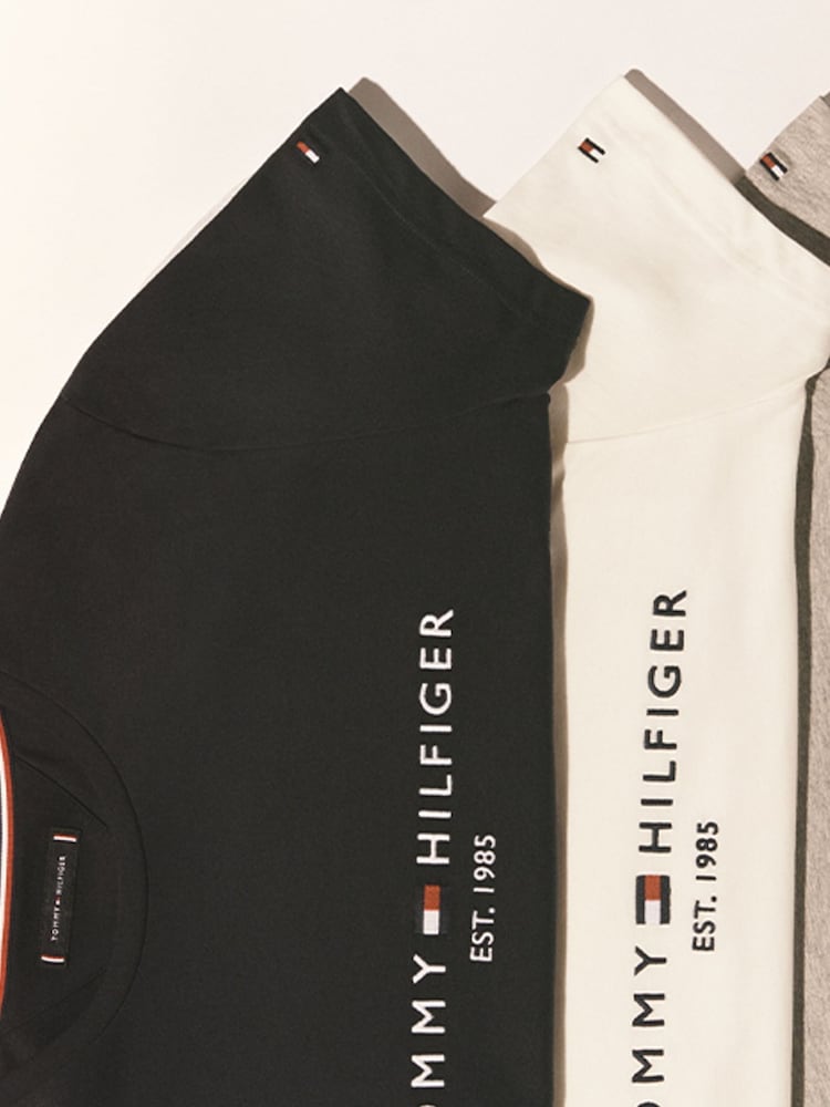Tommy Hilfiger Black Logo T-Shirt - Image 6 of 6