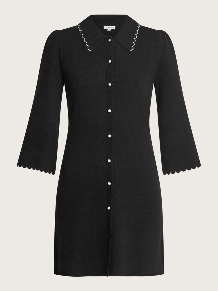 Monsoon Black Samia Shirt Dress - Image 5 of 5
