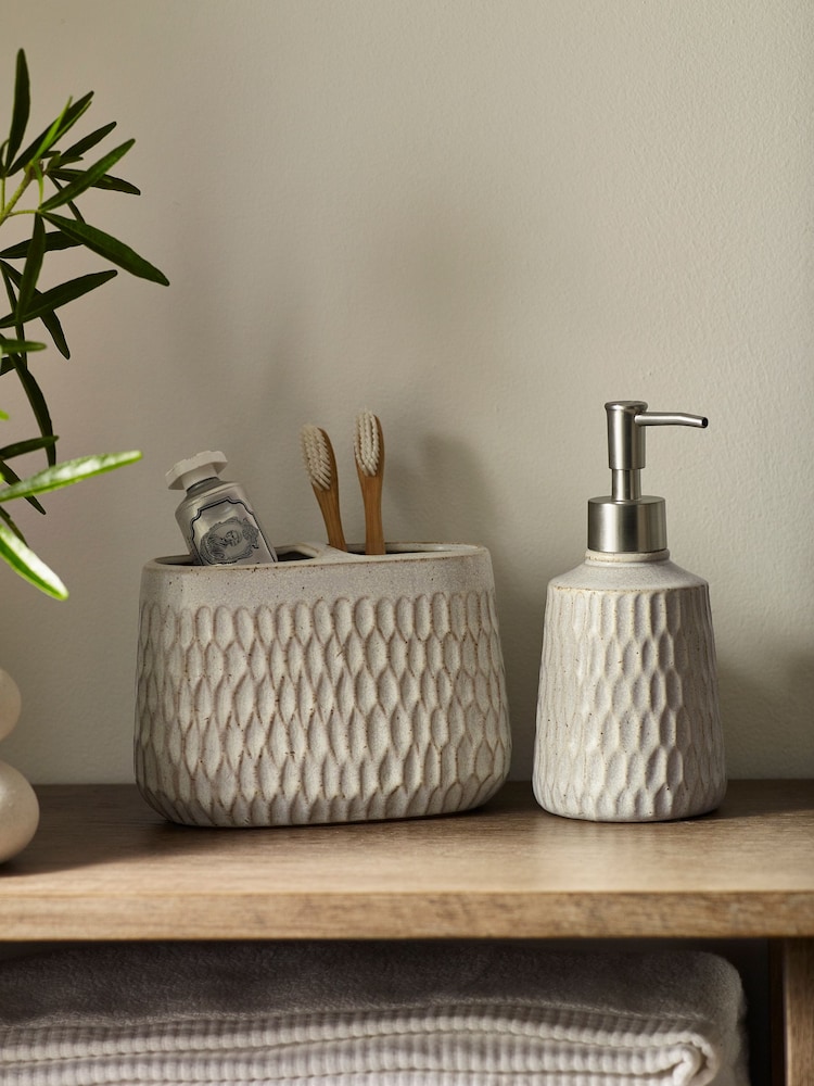 Grey Geo Country Soap Dispenser - Image 2 of 7