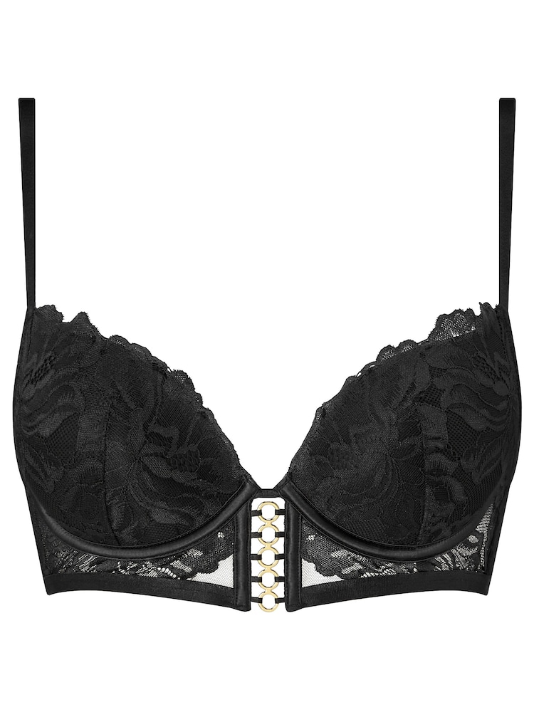 Ann Summers Ever Yours Lace Padded Plunge Bra - Immagine 5 di 5