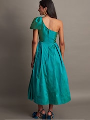 Monsoon Blue Bliss One-Shoulder Dress - Image 3 of 5