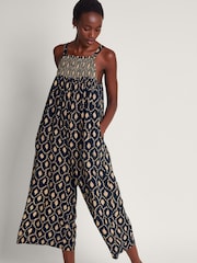 Monsoon Blue Rhea Batik Dye Jumpsuit - Image 1 of 5