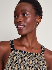 Monsoon Blue Rhea Batik Dye Jumpsuit - Image 4 of 5