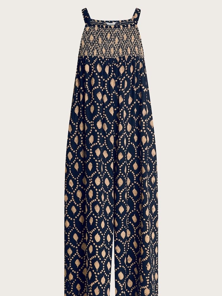 Monsoon Blue Rhea Batik Dye Jumpsuit - Image 5 of 5