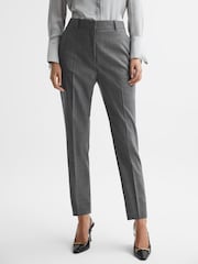 Reiss Grey Layton Slim Fit Wool Blend Suit Trousers - Image 1 of 5