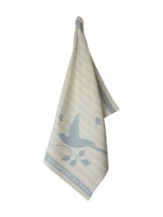 Laura Ashley Cream Heritage Collectables Cobblestone Bird Tea Towel - Image 1 of 2