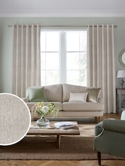 Laura Ashley Natural Whinfell Made to Measure Curtains - Image 2 of 9