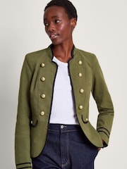 Monsoon Blue Megan Military Jacket - Image 2 of 6
