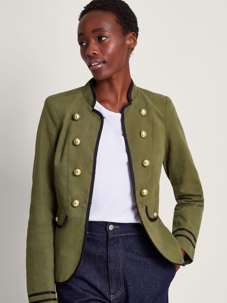 Monsoon Blue Megan Military Jacket - Image 2 of 6