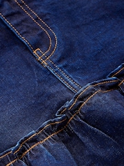Boden Blue Frill Hem Denim Skirt - Image 5 of 6