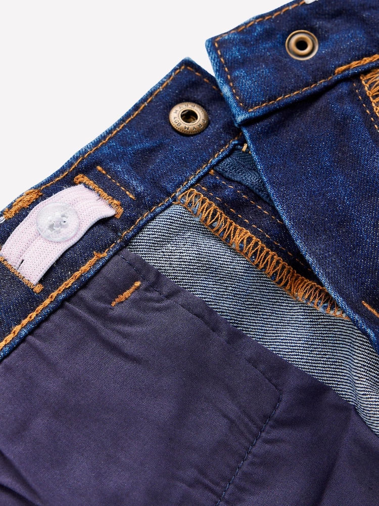 Boden Blue Frill Hem Denim Skirt - Image 6 of 6