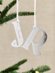 Personalised Family Initials Christmas Decoration Set by No Ordinary Gift - Image 2 of 2