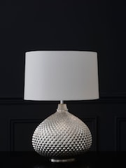 Chrome Glamour Dual Light Large Table Lamp - Image 2 of 5