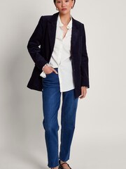 Monsoon White Longline Selma Shirt - Image 3 of 5