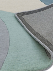 Asiatic Rugs Blue Matrix Geo Wool Rich Rug - Image 5 of 5