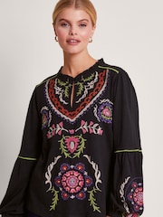 Monsoon Xoey Embroidered Blouse - Image 1 of 5