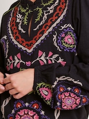 Monsoon Xoey Embroidered Blouse - Image 3 of 5