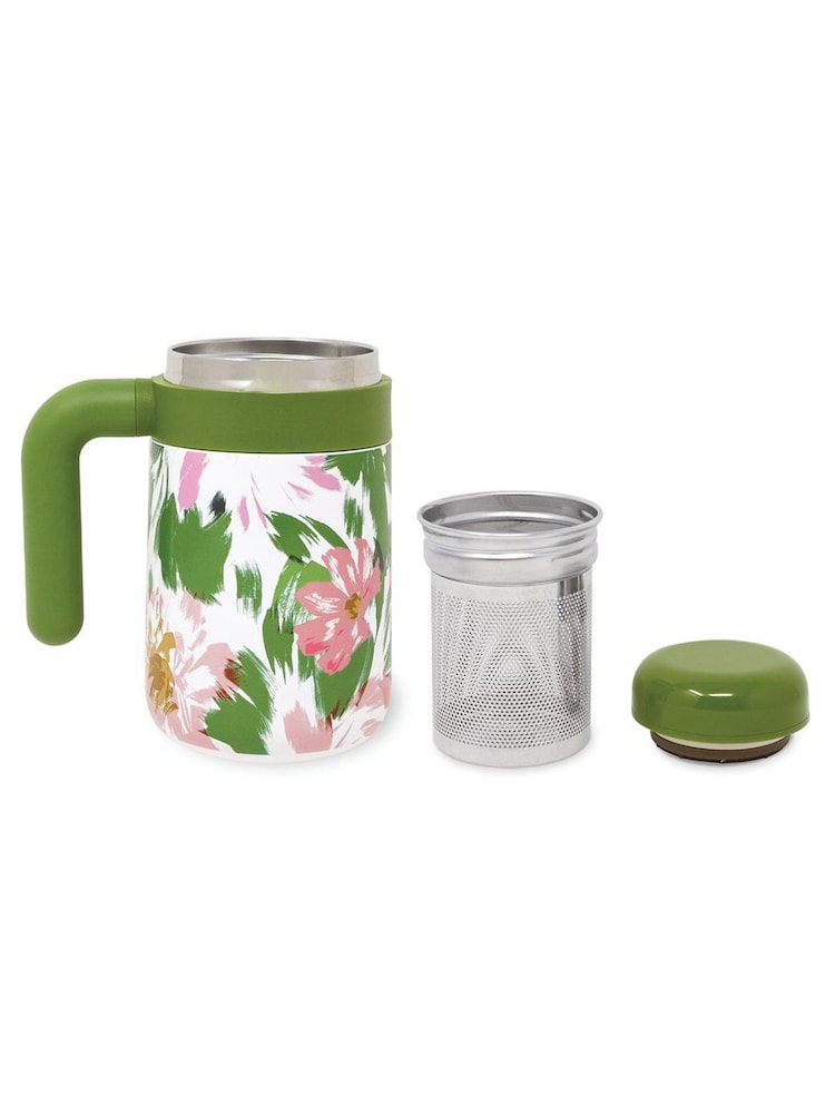 Kate Spade Multi Travel Tea Mug, Hidden Garden - Image 4 of 4 Kate Spade Multi Travel Tea Mug, Hidden Garden - Image 4 of 4