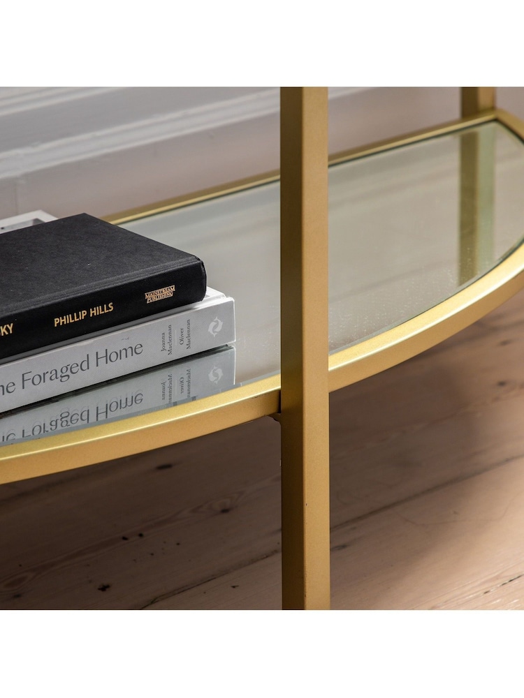 Gallery Home Pewter Minster Console Table - Image 2 of 8
