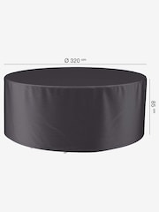 Pacific Grey Garden Set Breathable & Rip Proof Round Aerocover - Image 2 of 3